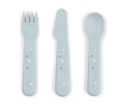 3 Cubiertos Happy Dots Blue