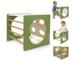 Cubo de Escalada Montessori Verde Natural