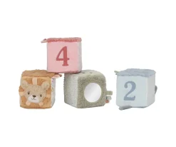 4 Cubos Apilables Blanditos Safari Friends