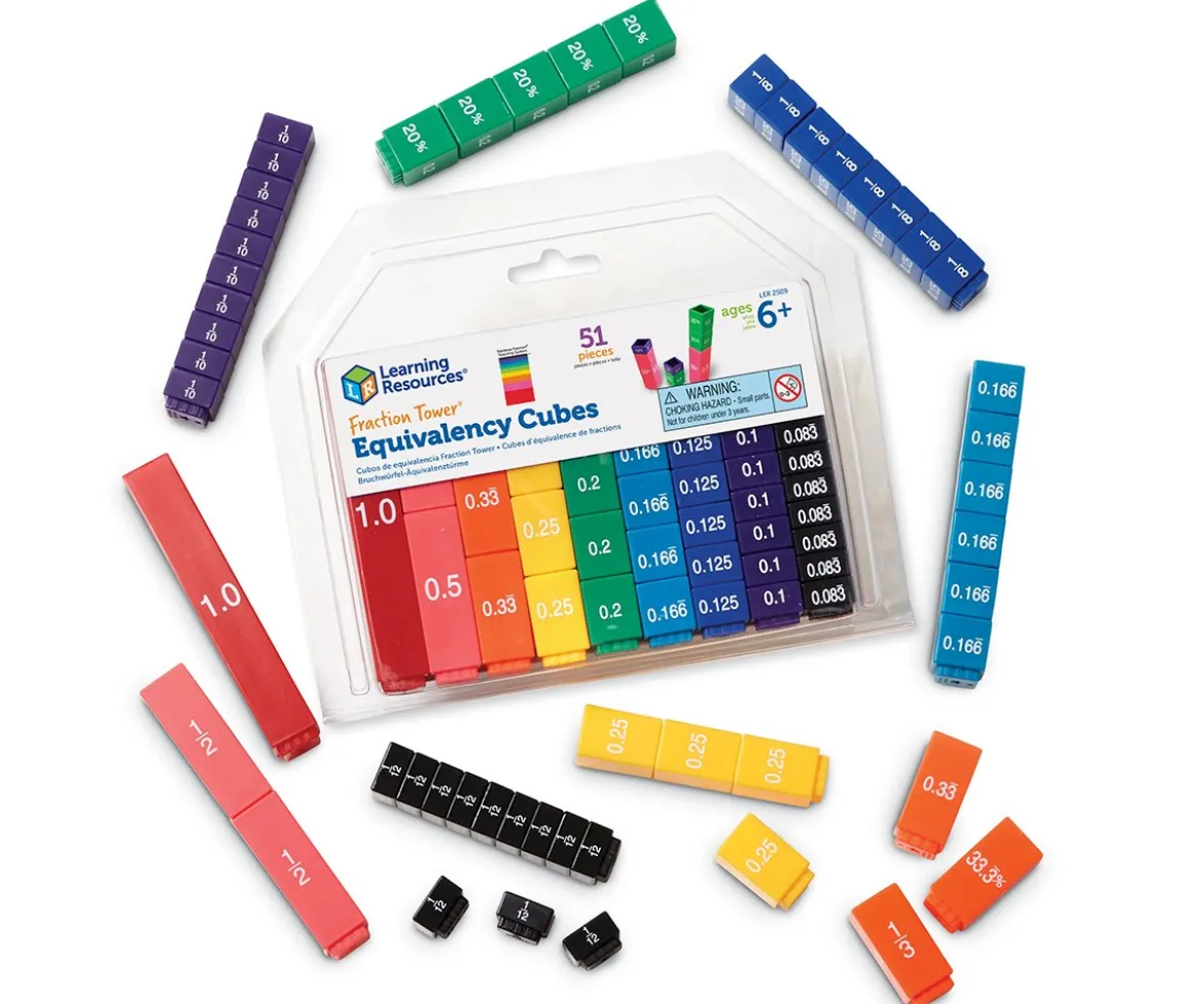 51 Cubos de Equivalencia Fraction Tower