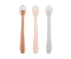 3 Cucharas de Silicona para Bebé Mrs. Cat
