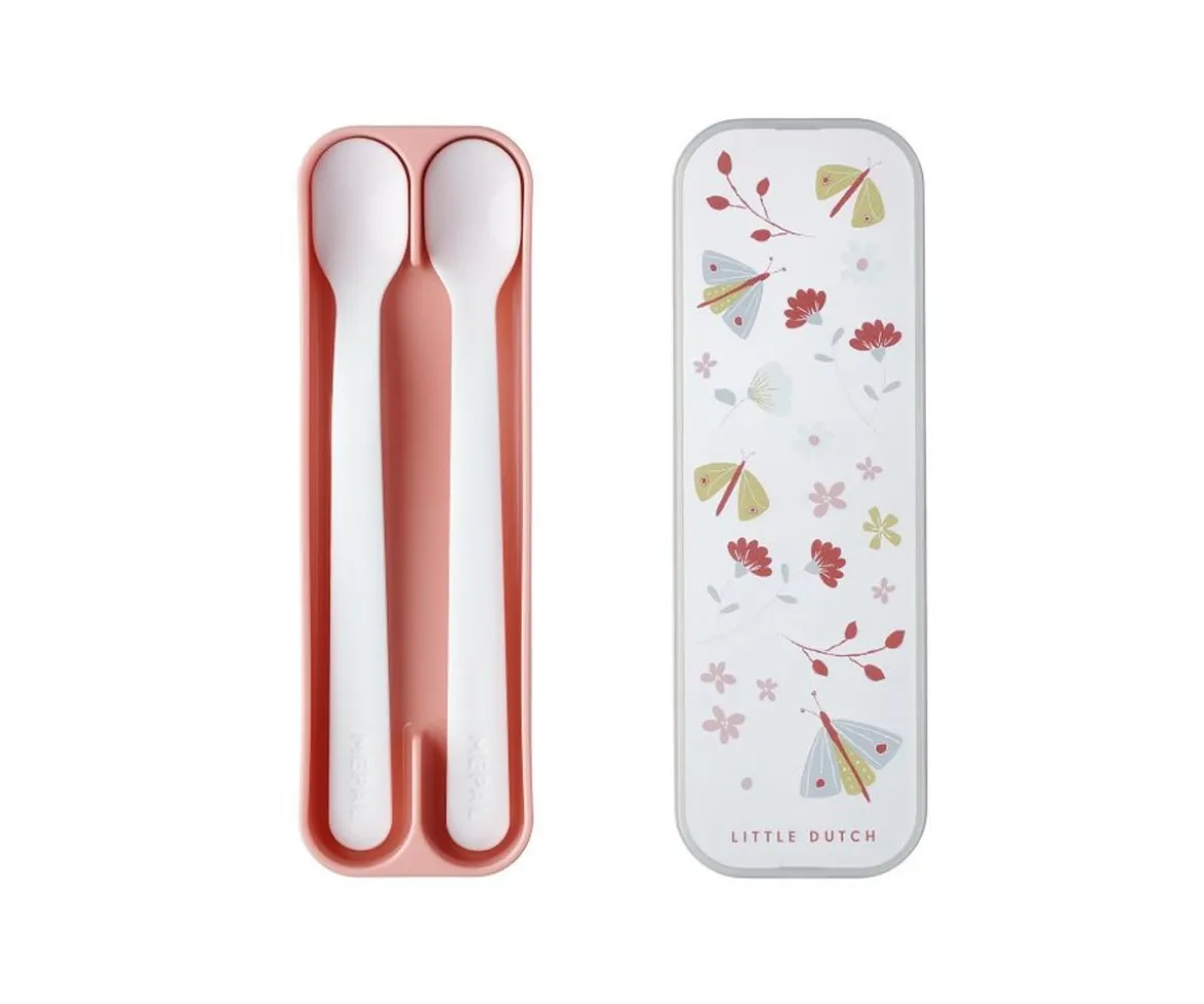 2 Cucharas Largas Mio Flowers & Butterflies