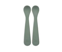 2 Cucharas Silicona Ash Green