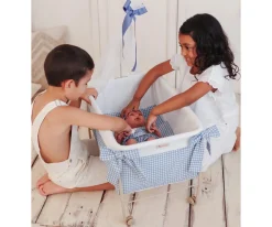 Cuna con Dosel para Muñecas Colección Noel