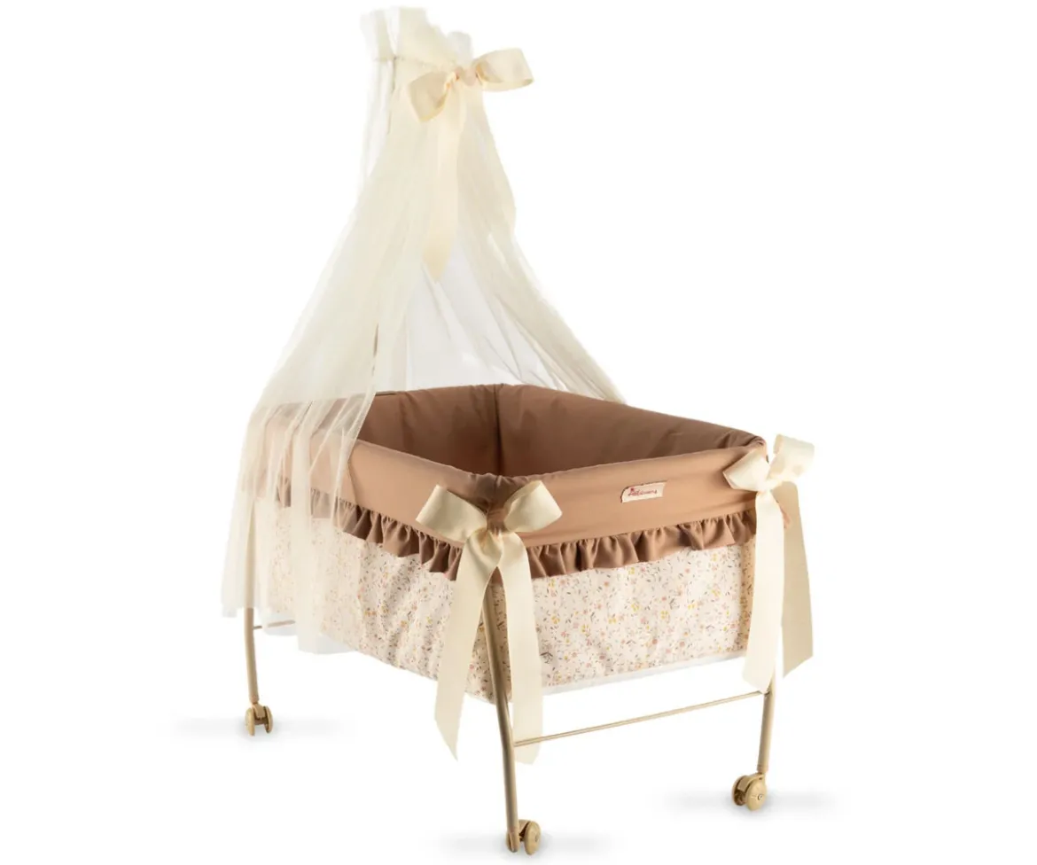 Cuna con Dosel para Muñecas Teresa