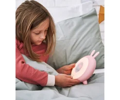 Despertador Lámpara Conejo Rosa