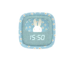 Despertador y Luz Nocturna Billy Light Blue Flower