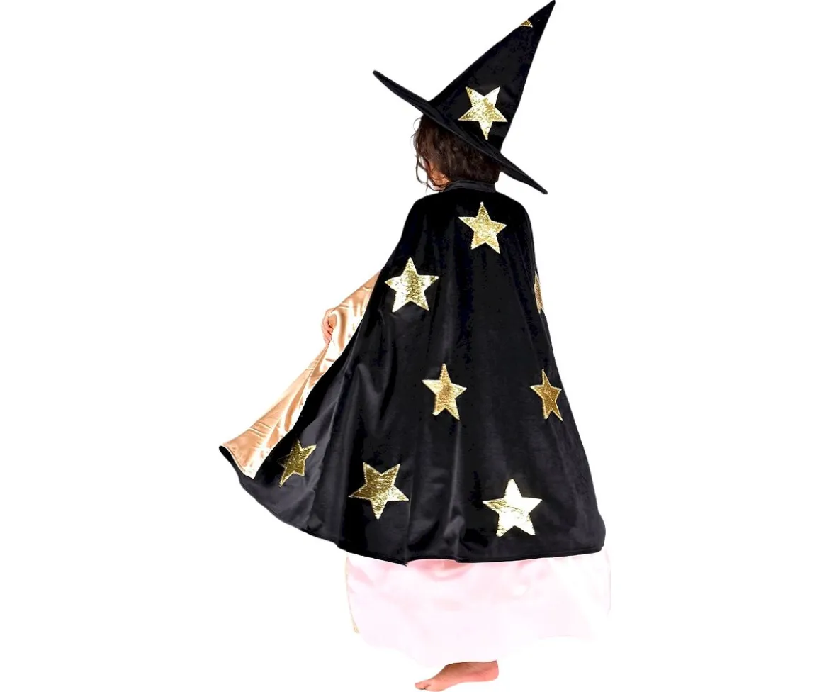 Disfraz Bruja Velvet Negro T.3-8 años