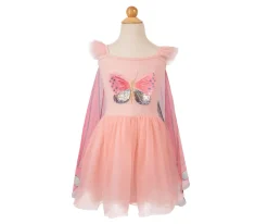 Disfraz Lentejuelas con Mariposa Secreta y Alas T.5-6años
