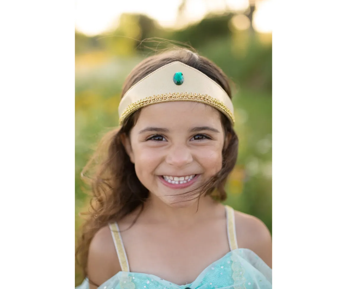 Disfraz Princesa Árabe Jasmine Infantil Turquesa