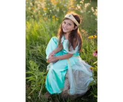 Disfraz Princesa Árabe Jasmine Infantil Turquesa
