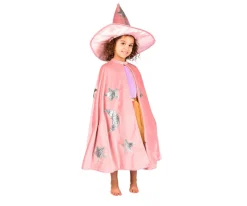 Disfraz Velvet Rosa con Estrellas Plateadas 3-8 años