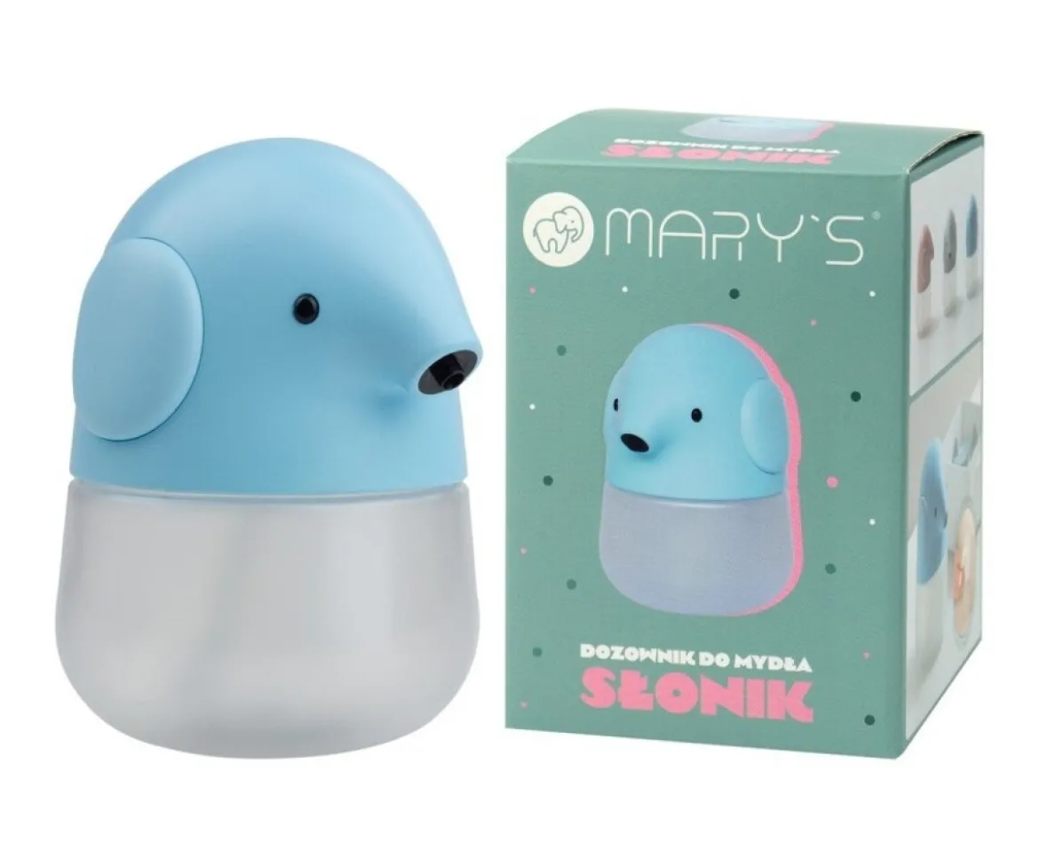 Dispensador de Jabón Automático Elefante Azul