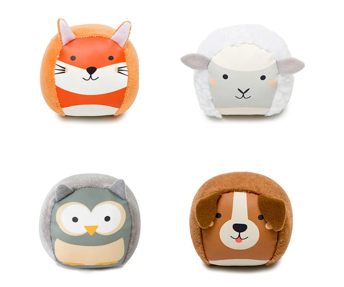Dooballs Granja 4 bolas de peluche