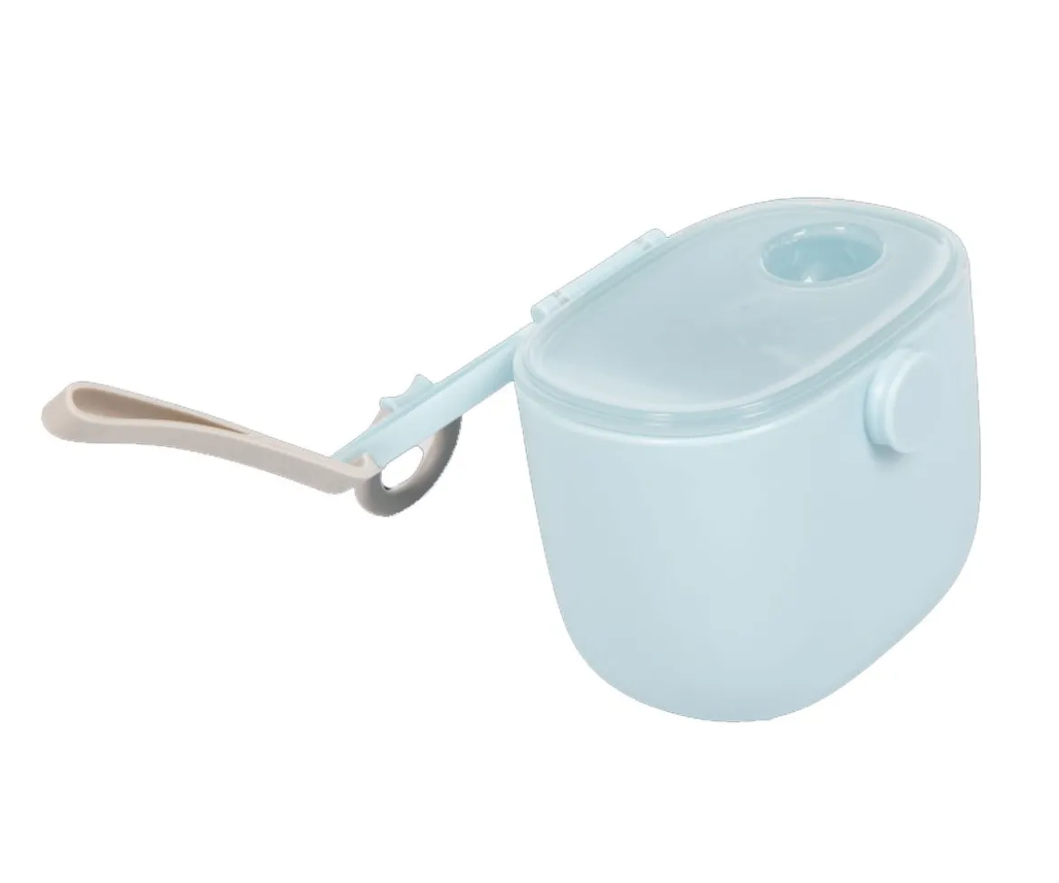 Dosificador Leche en Polvo Biodegradable Azul Claro
