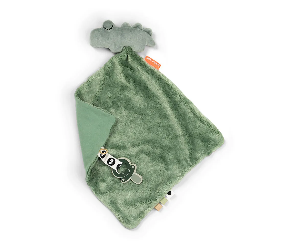 Doudou Chupetero Croco Green Personalizable
