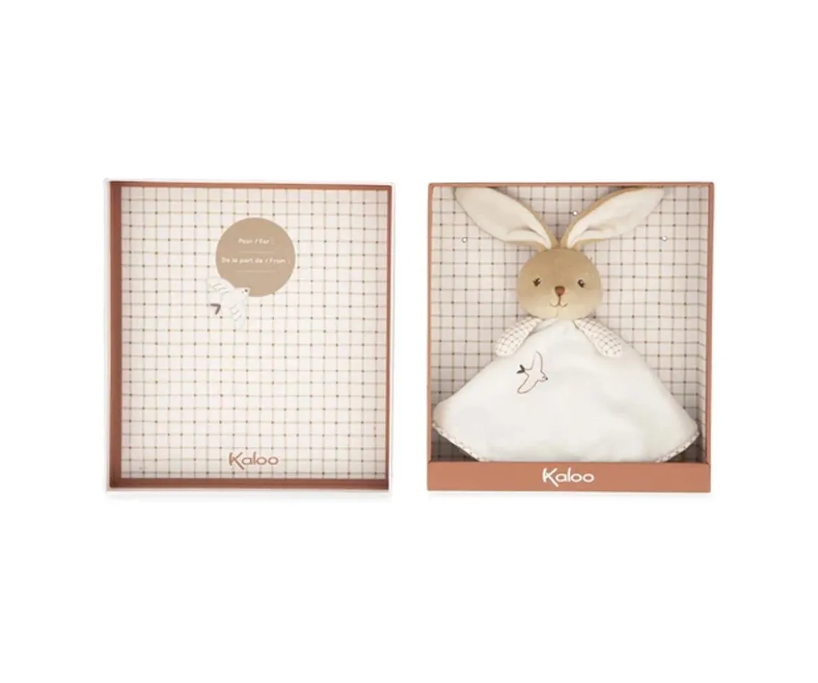 Doudou Conejo Redondo Crema Personalizable