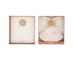 Doudou Conejo Redondo Rosa Personalizable