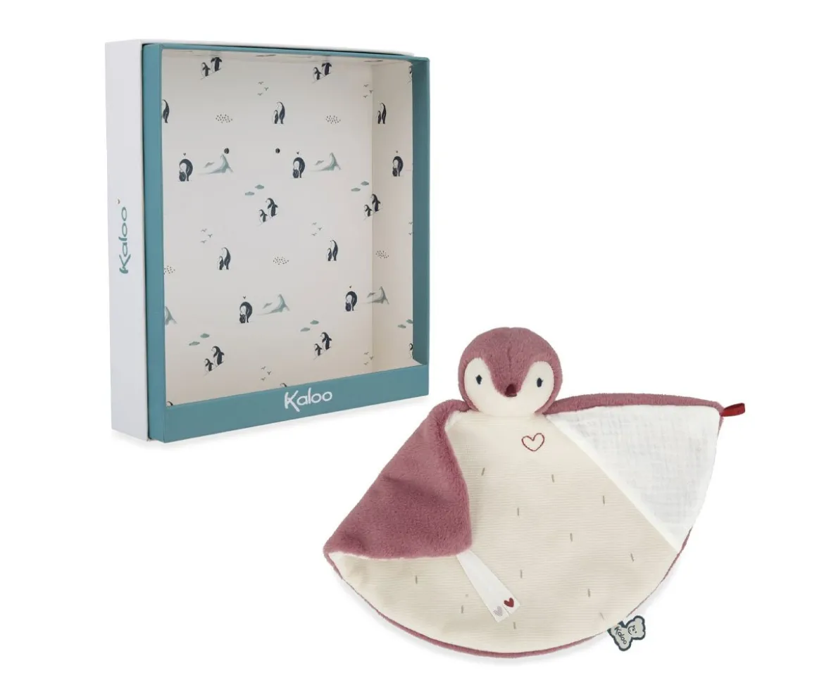 Doudou Pingüino Rosa