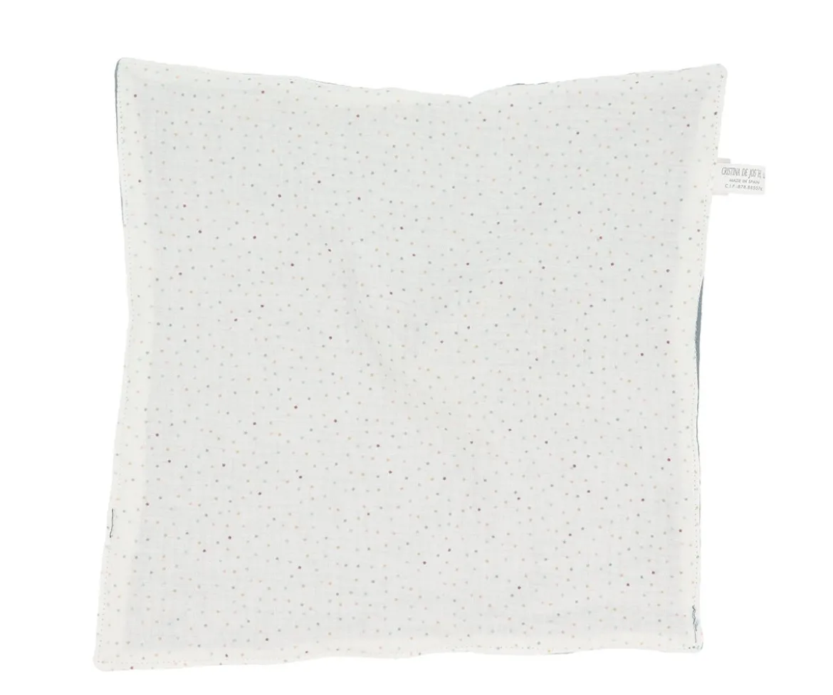 Doudou Rainbow Dots Azul Personalizable