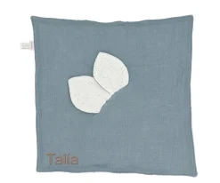 Doudou Rainbow Dots Azul Personalizable