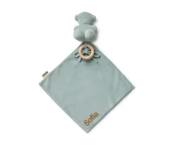 Doudou TOUS Baby con Anilla de Madera Personalizable Bruma
