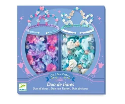 Duo de Tiaras Azul-Rosa