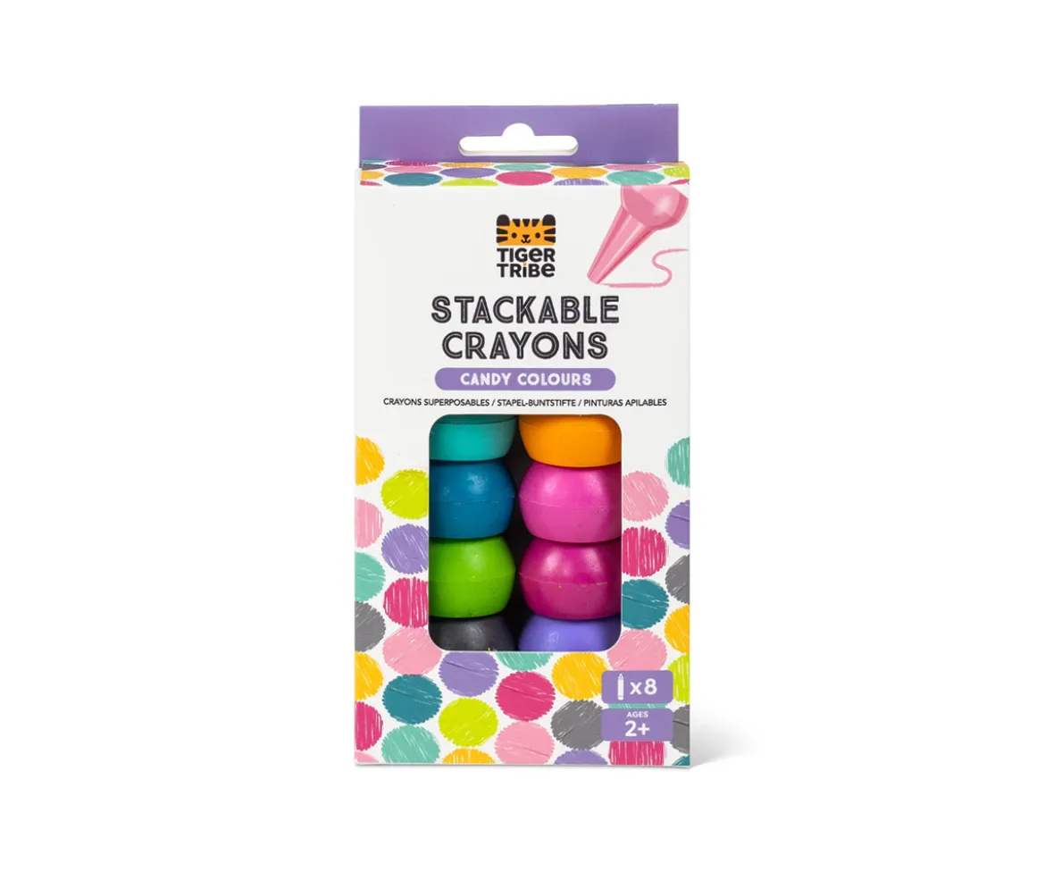 Eco Crayons Apilables Candy Colours