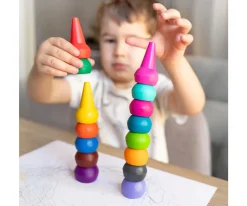 Eco Crayons Apilables Candy Colours