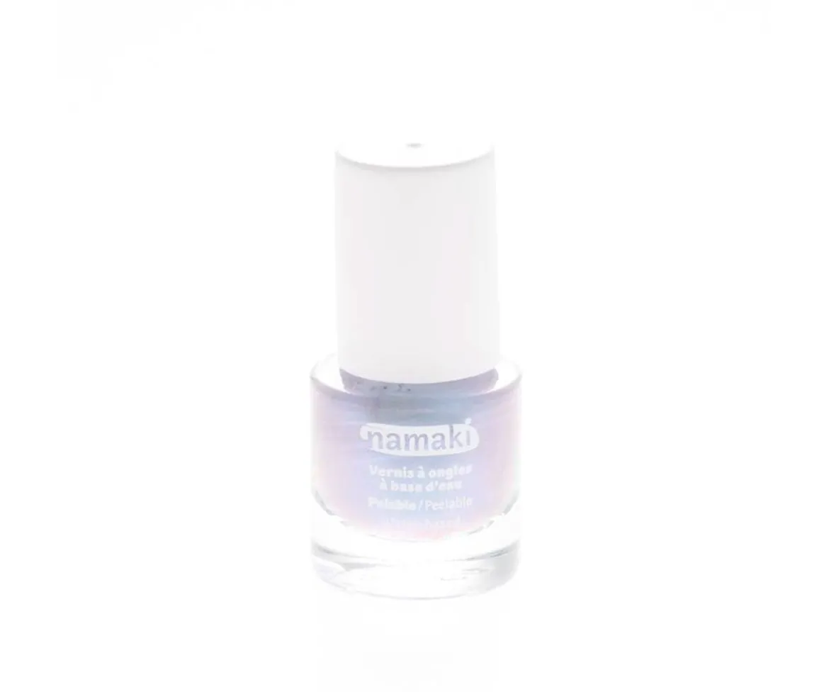 Esmalte de Uñas al Agua Azul Plateado
