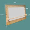 Espejo Montessori Grande con Barra de Madera