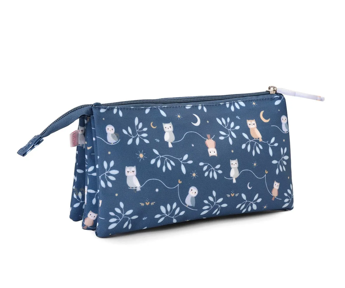 Estuche 3 Compartimentos Magical Forest Personalizable