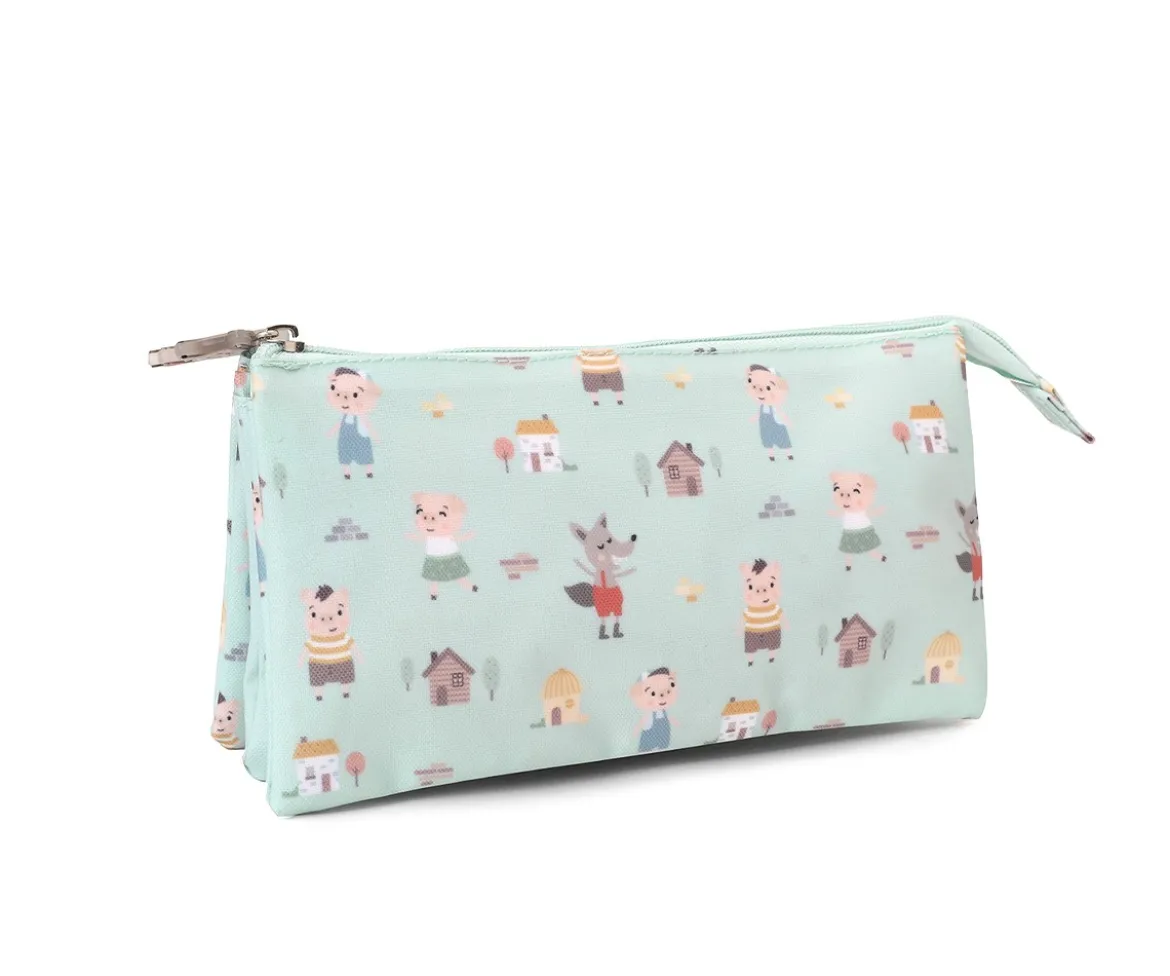 Estuche 3 Compartimentos The Three Little Pigs Personalizable