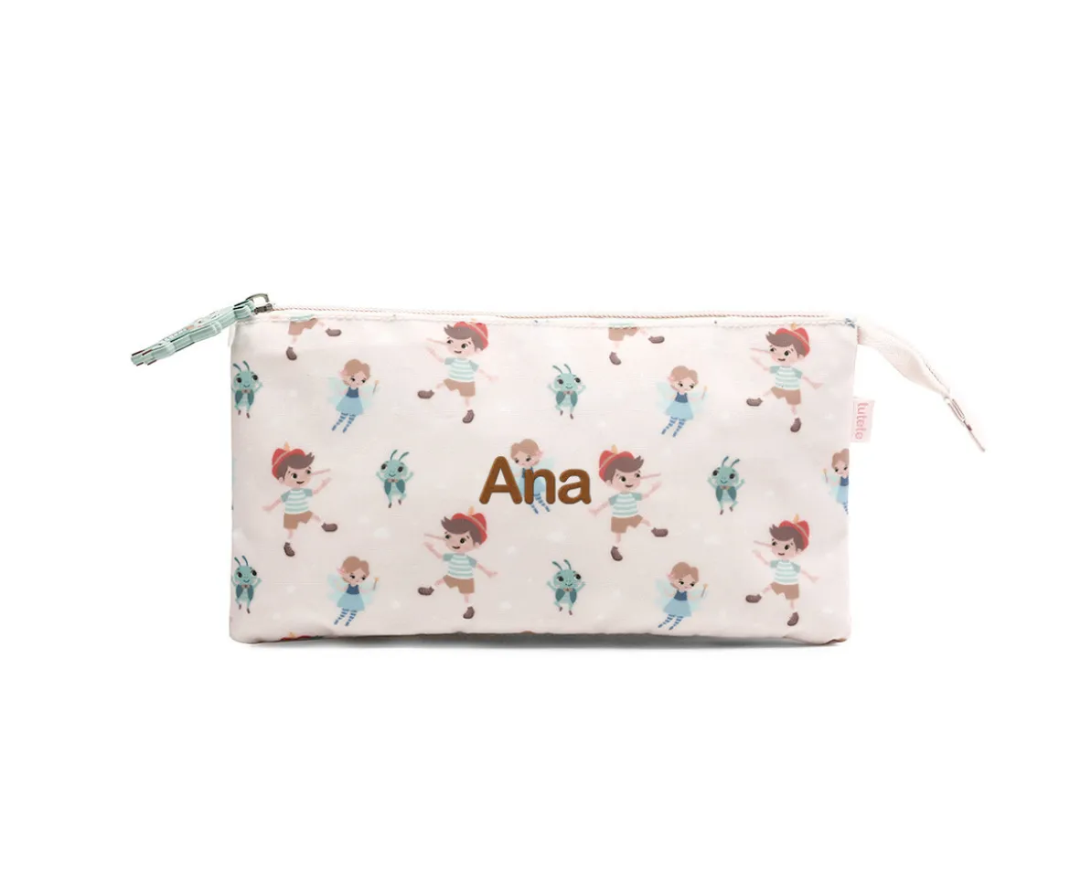 Estuche 3 Compartimentos The Wooden Boy Personalizable