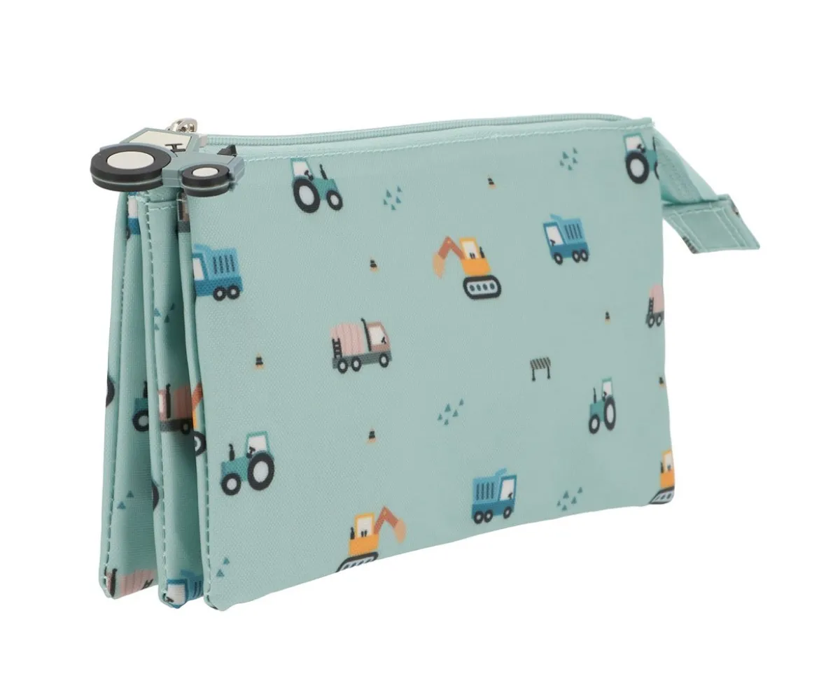 Estuche con 3 Compartimentos Trucks Personalizable