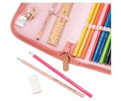 Estuche de Cremallera con Complementos Mariposas