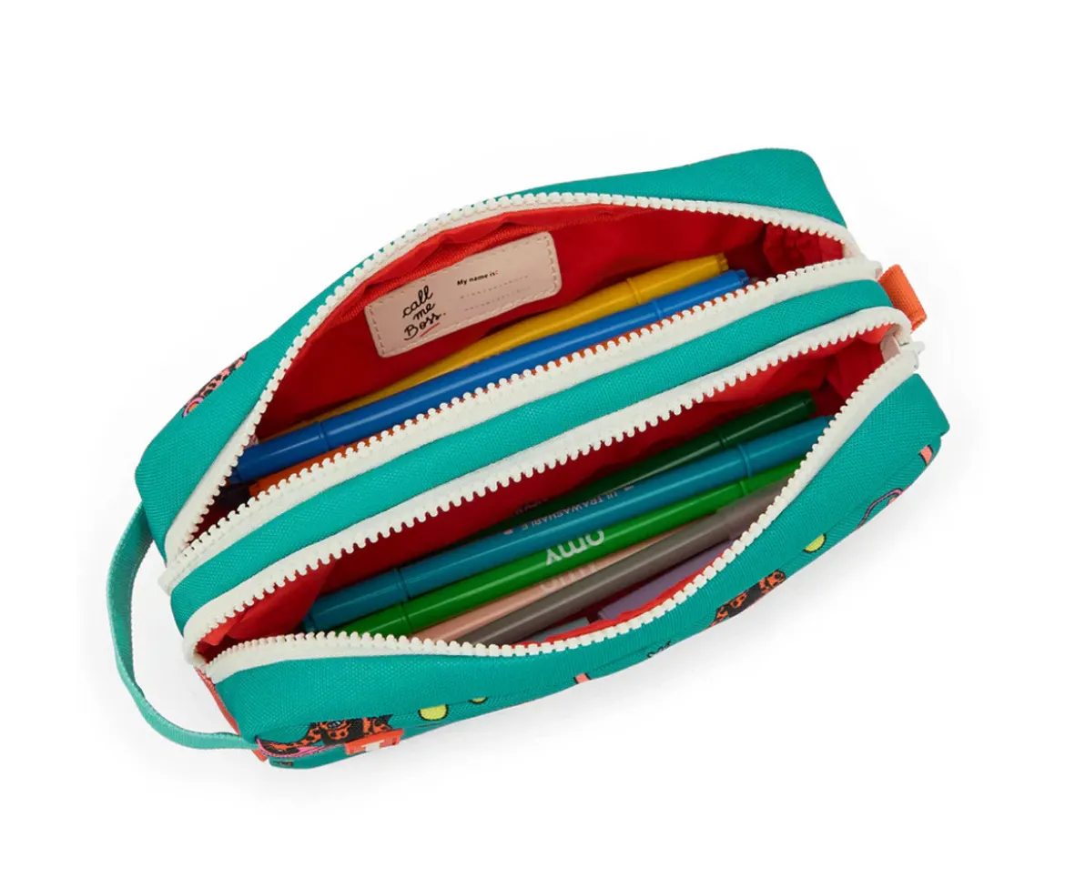 Estuche Doble Compartimento Disco Roar Personalizable