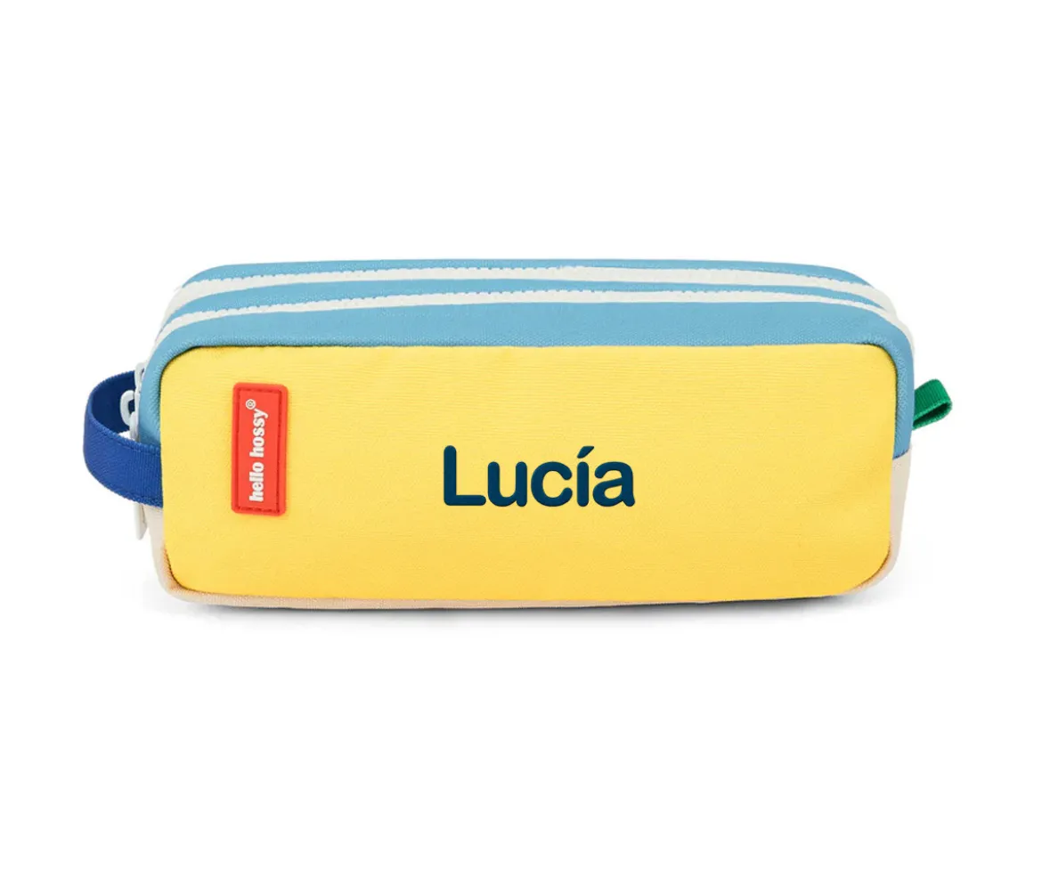 Estuche Doble Compartimento Mini Sky Pop Personalizable