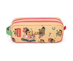 Estuche Doble Compartimento Unicorn Personalizable