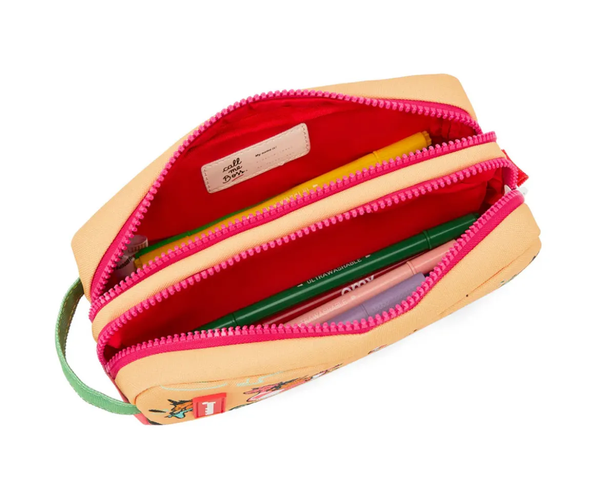 Estuche Doble Compartimento Unicorn Personalizable