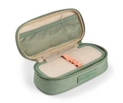 Estuche Escolar 2 Compartimentos Tiny Trails Green