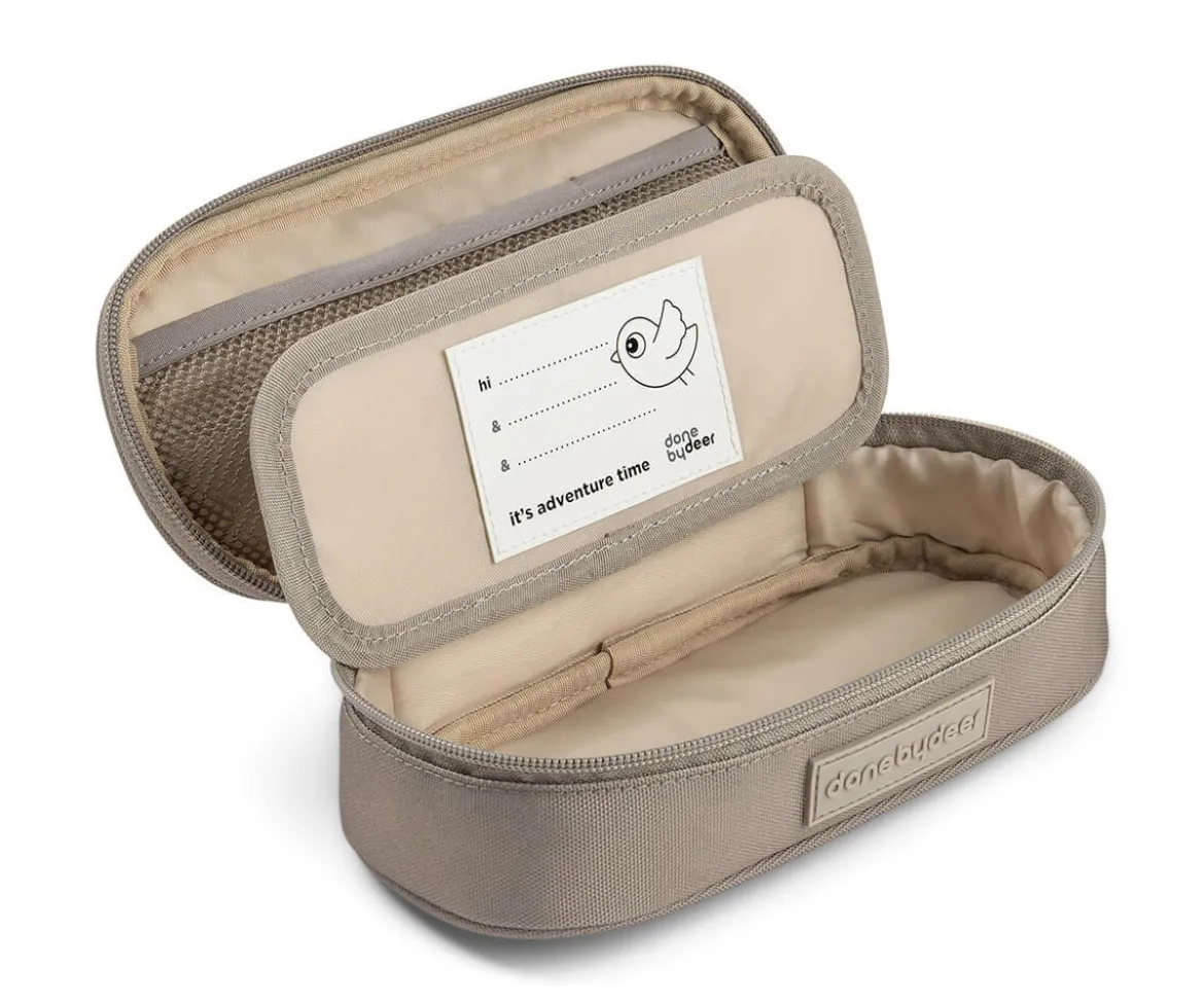 Estuche Escolar 2 Compartimentos Tiny Trails Sand