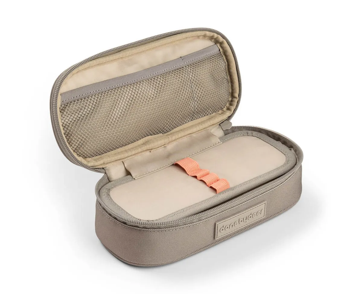 Estuche Escolar 2 Compartimentos Tiny Trails Sand