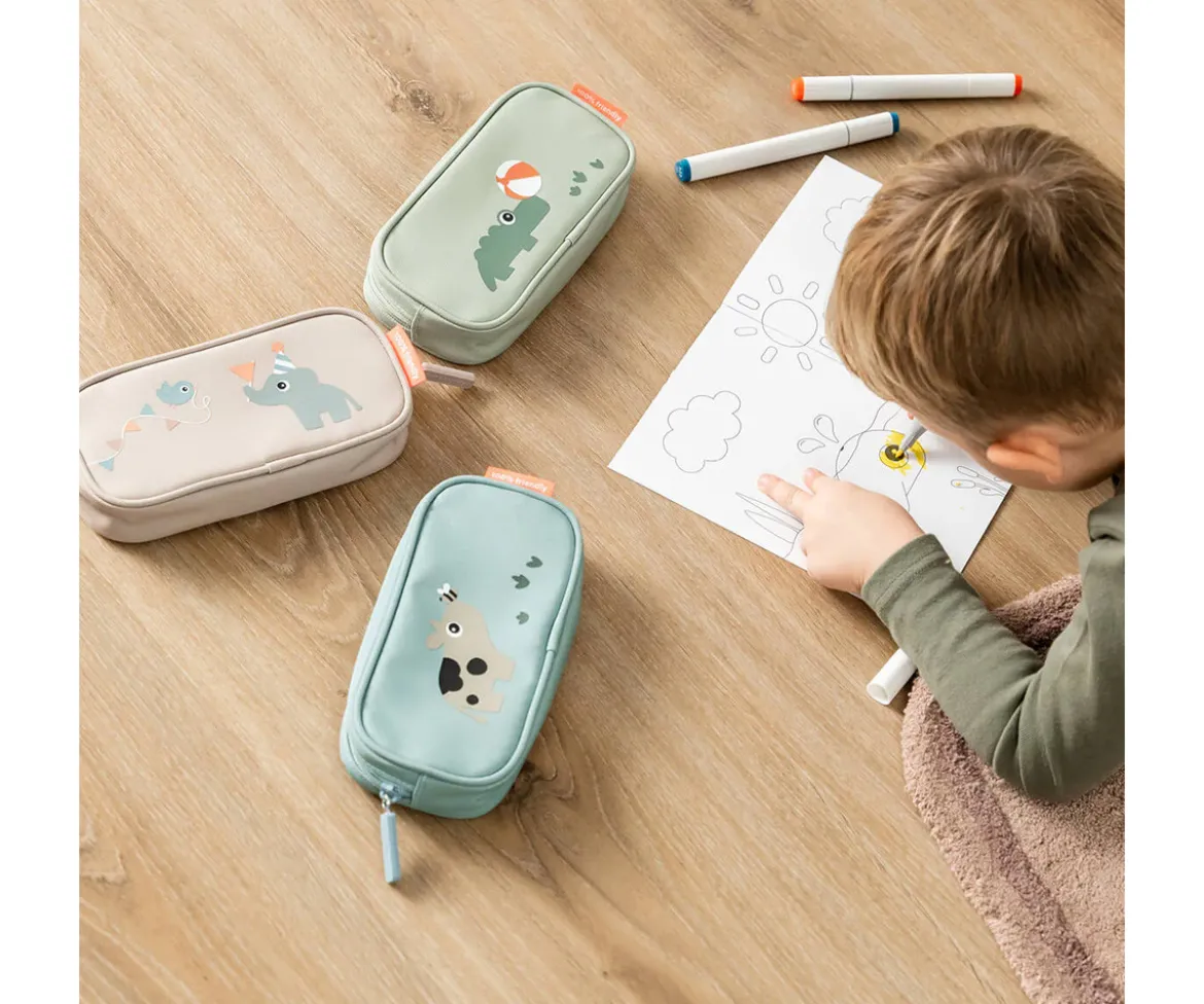 Estuche Escolar Playground Green