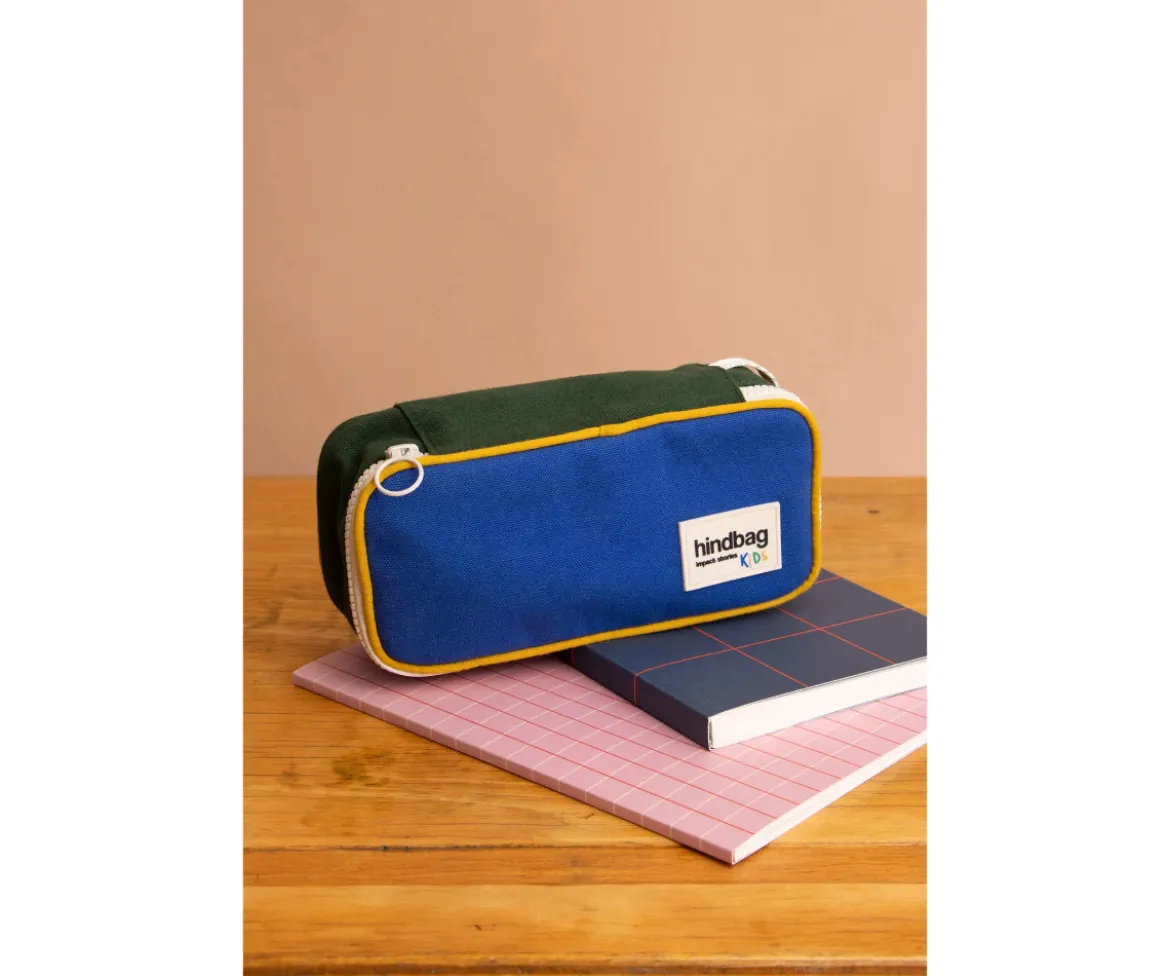 Estuche Max Tricolor Azul Eléctrico
