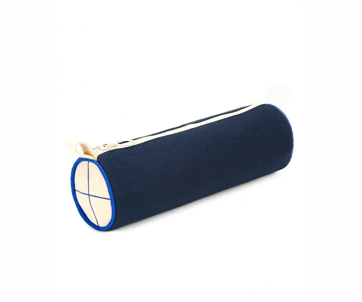 Estuche Mia Tricolor Cuadros Beige