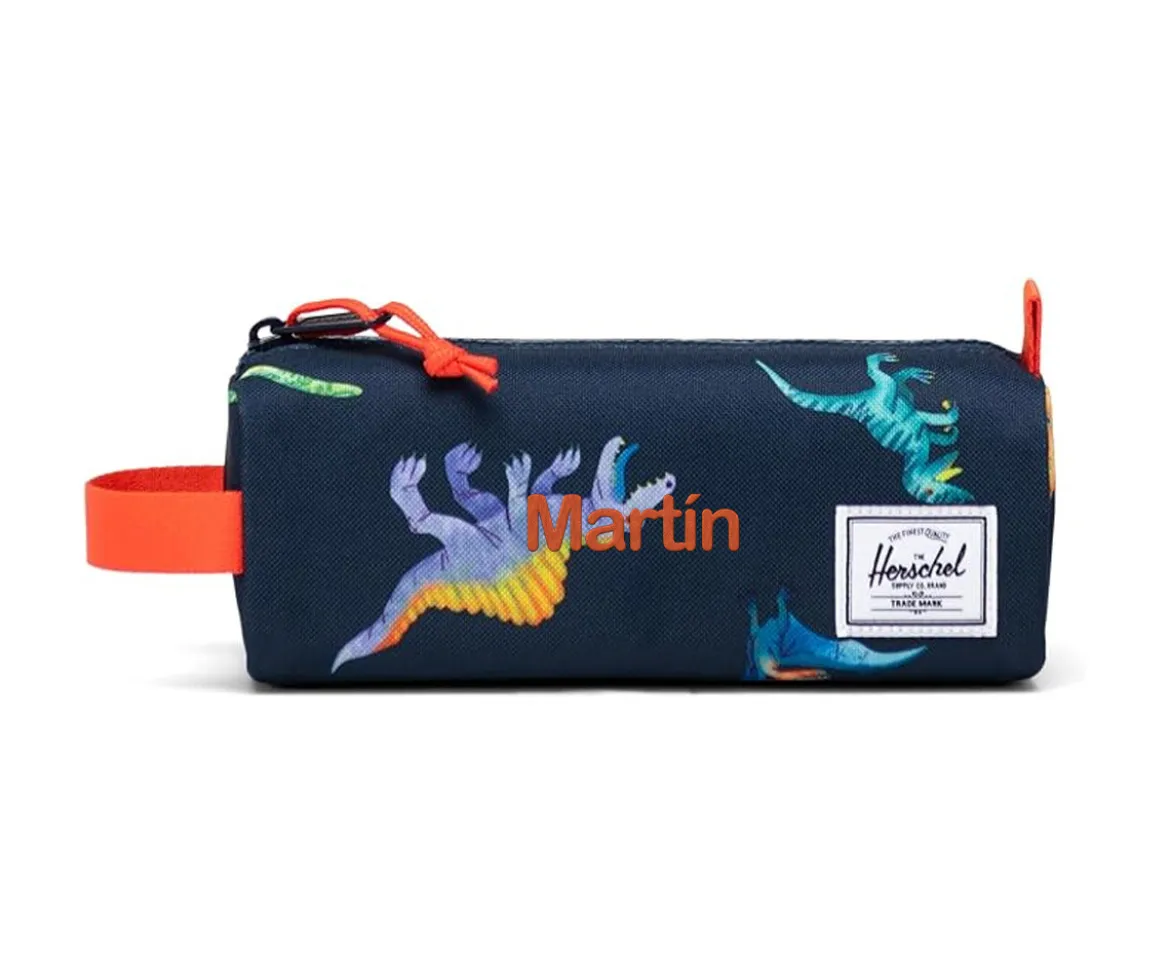 Estuche Settlement Dinos Darkest Navy Personalizable
