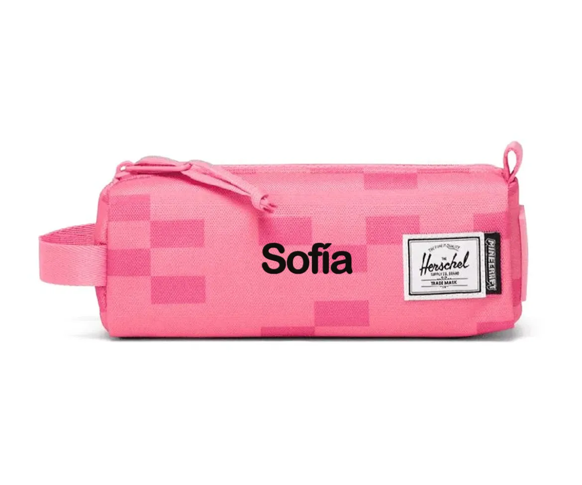 Estuche Settlement Minecraft Personalizable Pink Sheep