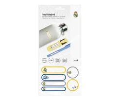 Etiquetas Laminadas Mine Real Madrid para Objetos