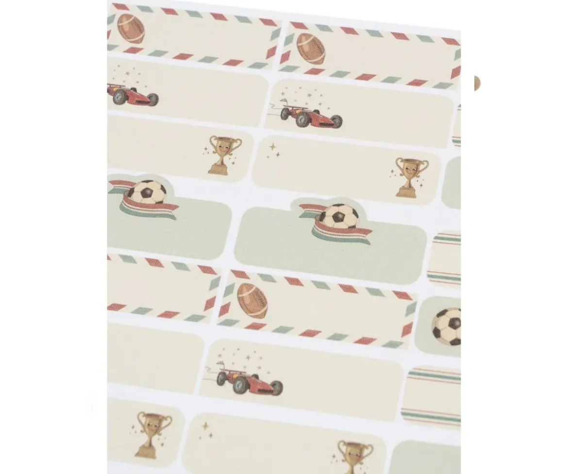 Etiquetas para Nombre 60 pcs Kick It